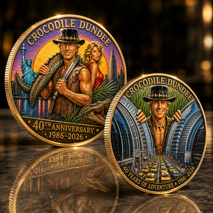 Crocodile Dundee 40th Anniversary Legacy Coin