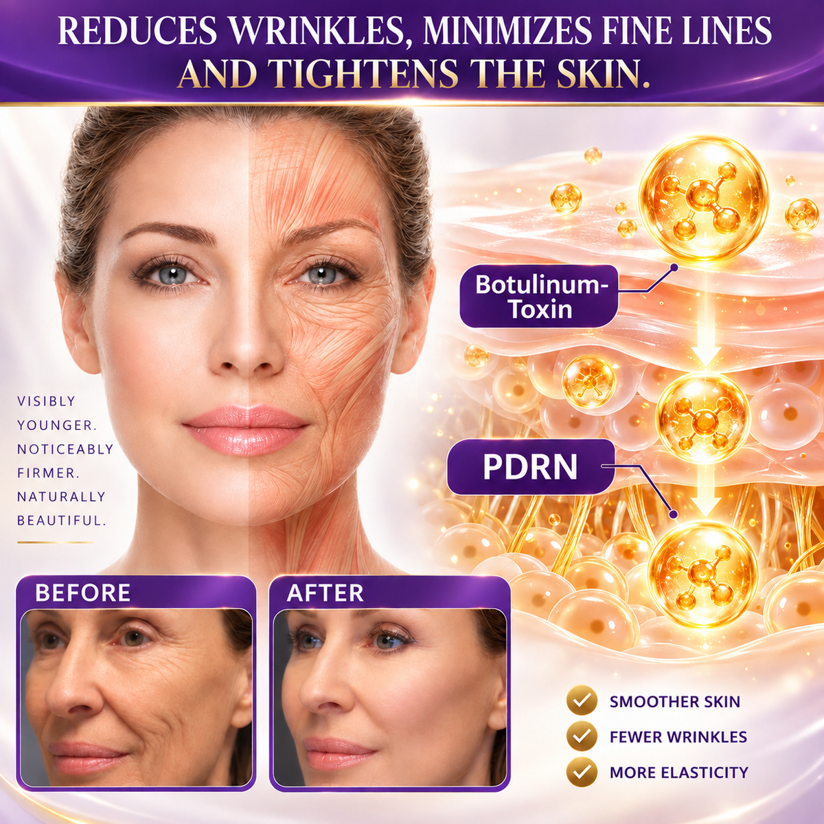 TopSpire®🎗️ PDRN Multi-Peptide Firming Body Cream | Anti-Aging Skincare, Deep Hydration, Firming & Lifting Care for Smoother, More Radiant-Looking Skin-c