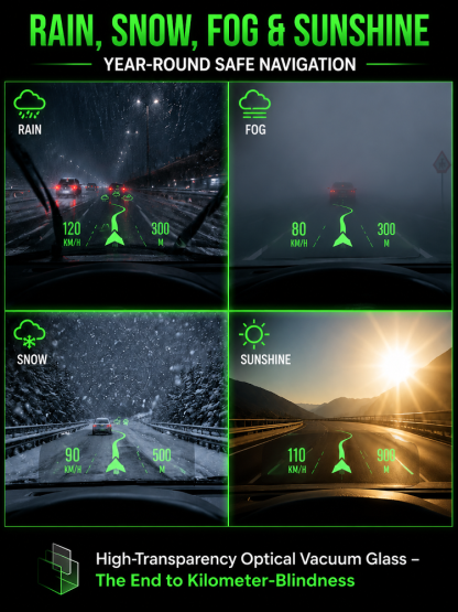 TopSpire®🚗Smart In-Car HUD Co-Pilot: Clear Directions, Works on Sedans, SUVs, Pickups, RVs, and More