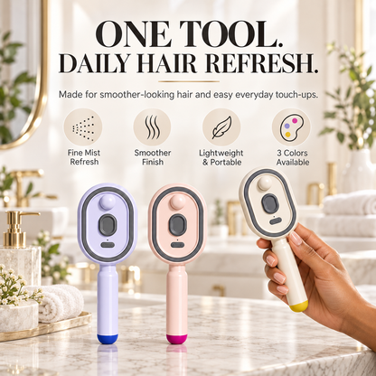 TopSpire®💫SAVE 50% NOW✨Steam Mist Straightening Comb – Easy Salon-Like Hair