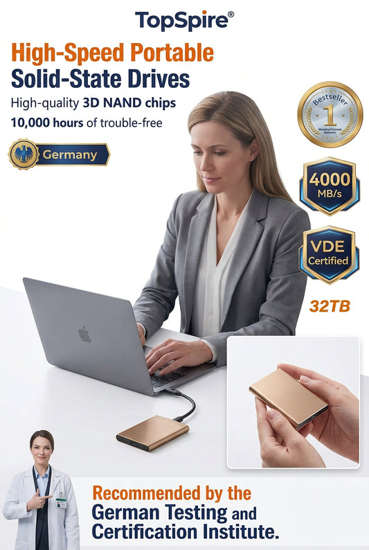 TopSpire® High-speed portable solid-state drives