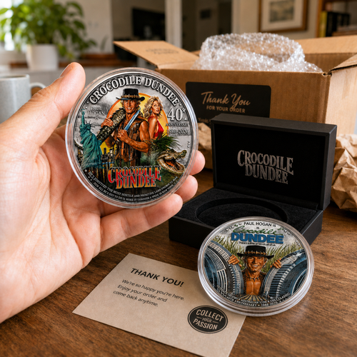 Crocodile Dundee 40th Anniversary Legacy Coin