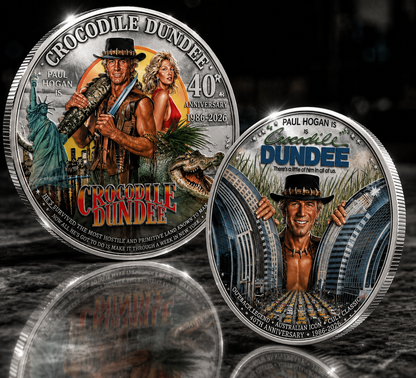 Crocodile Dundee 40th Anniversary Legacy Coin