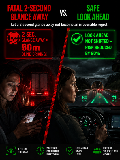 TopSpire®🚗Smart In-Car HUD Co-Pilot: Clear Directions, Works on Sedans, SUVs, Pickups, RVs, and More