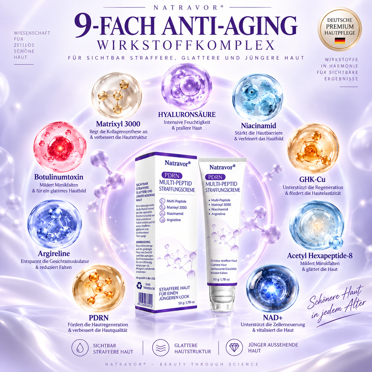TopSpire®🎗️ PDRN Multi-Peptide Firming Body Cream | Anti-Aging Skincare, Deep Hydration, Firming & Lifting Care for Smoother, More Radiant-Looking Skin-c