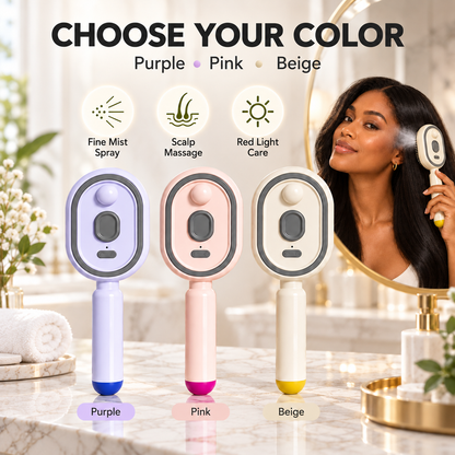 TopSpire®💫SAVE 50% NOW✨Steam Mist Straightening Comb – Easy Salon-Like Hair