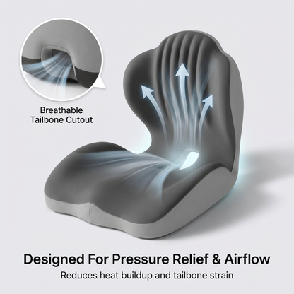 TopSpire® Ergonomic Back Support Seat Cushion