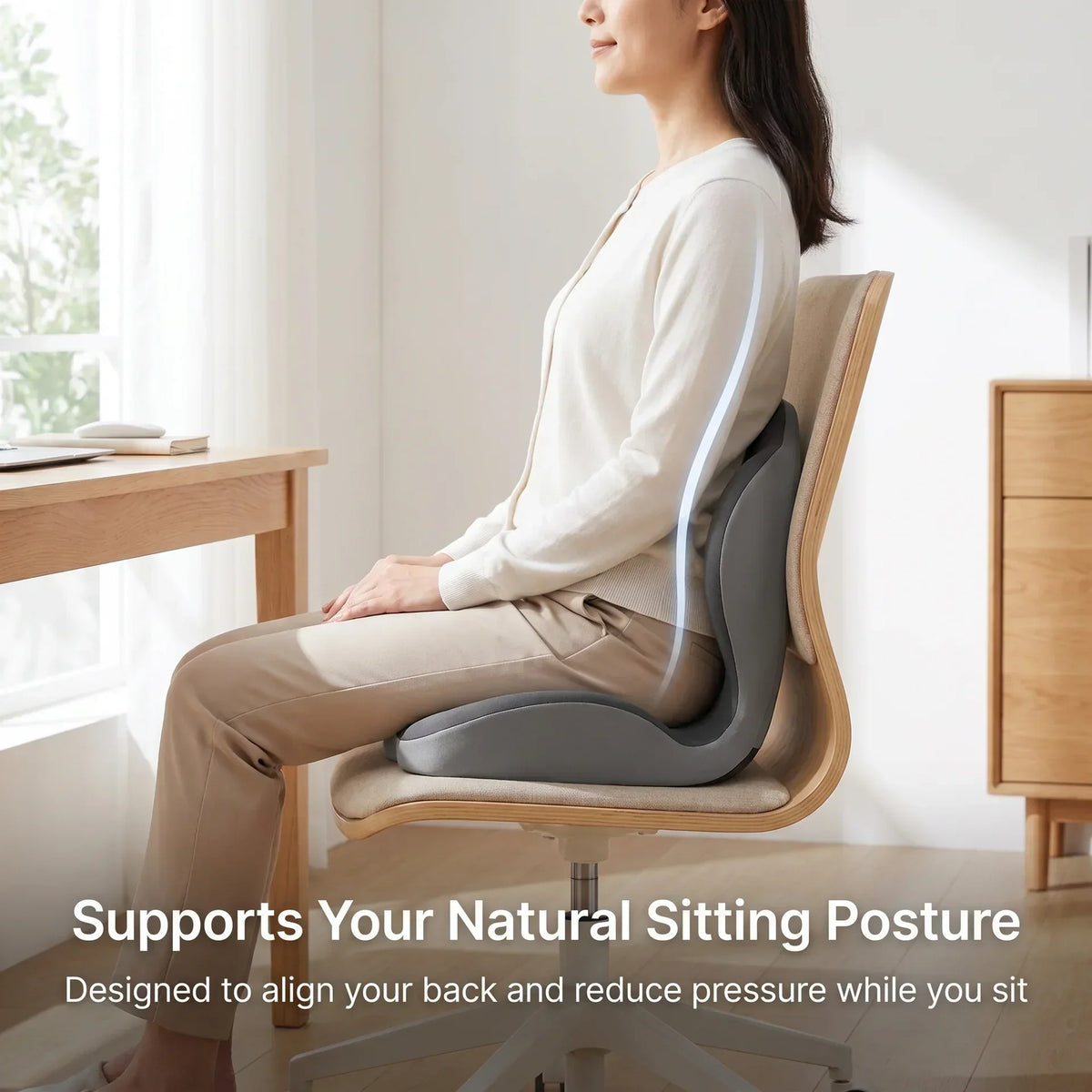 TopSpire® Ergonomic Back Support Seat Cushion